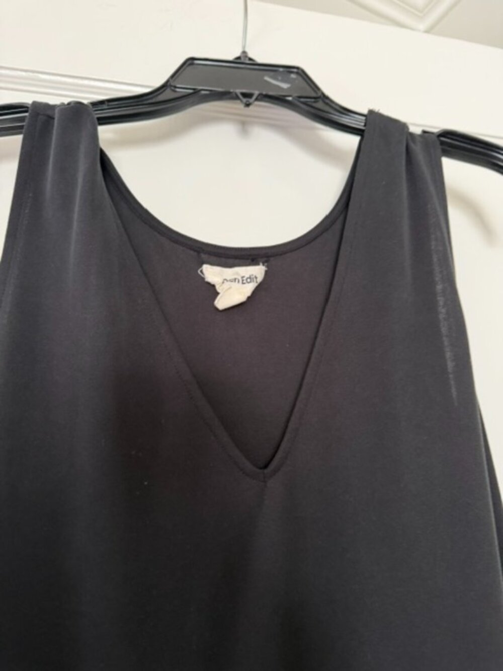 Open Edit Long Black Dress